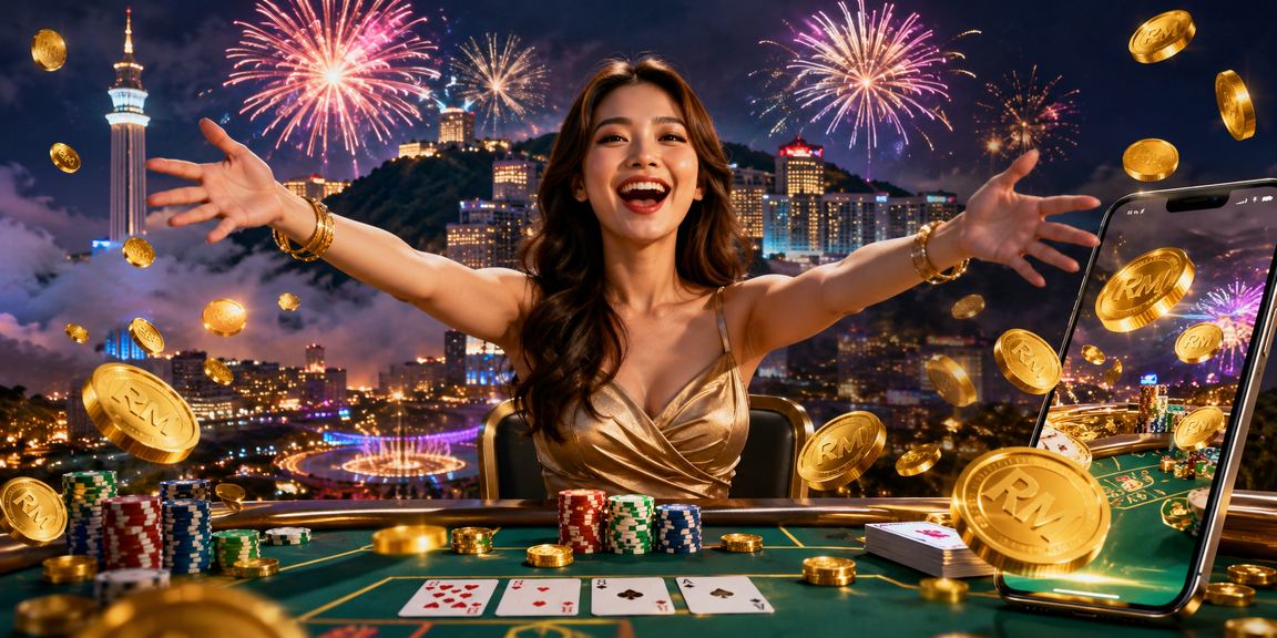 Meja baccarat langsung di Genting Highlands Malaysia dengan dealer profesional dan persekitaran kasino mewah